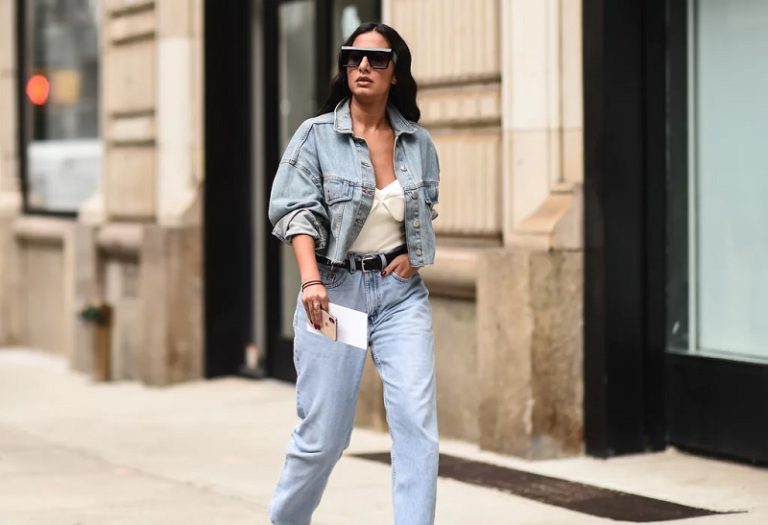 How to Wear a Denim Jacket Street-Style